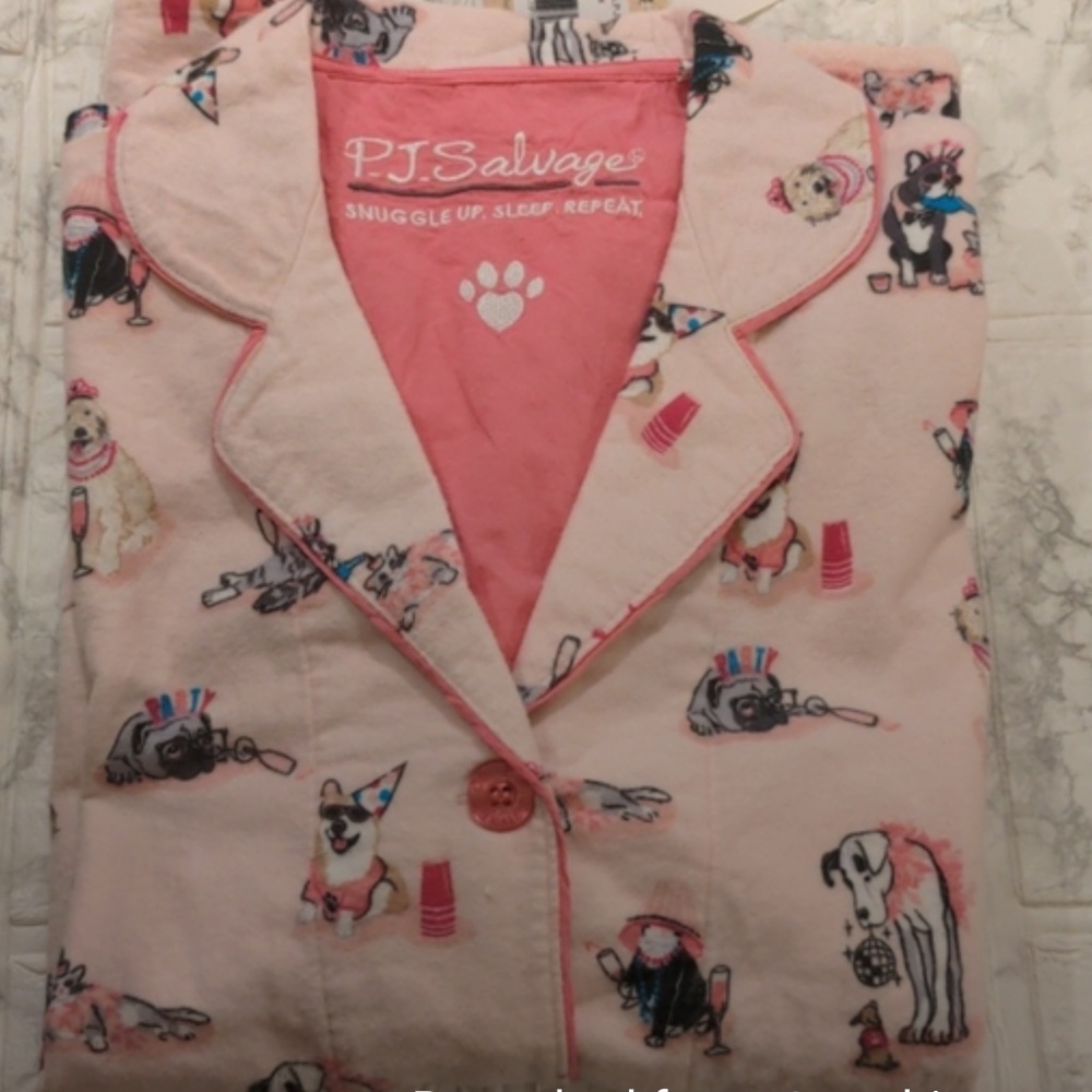 P.J. Salvage Pajama Set Dogs Puppies